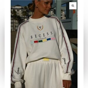 NWT Yellow the Label Recess Playground Sweatshirt